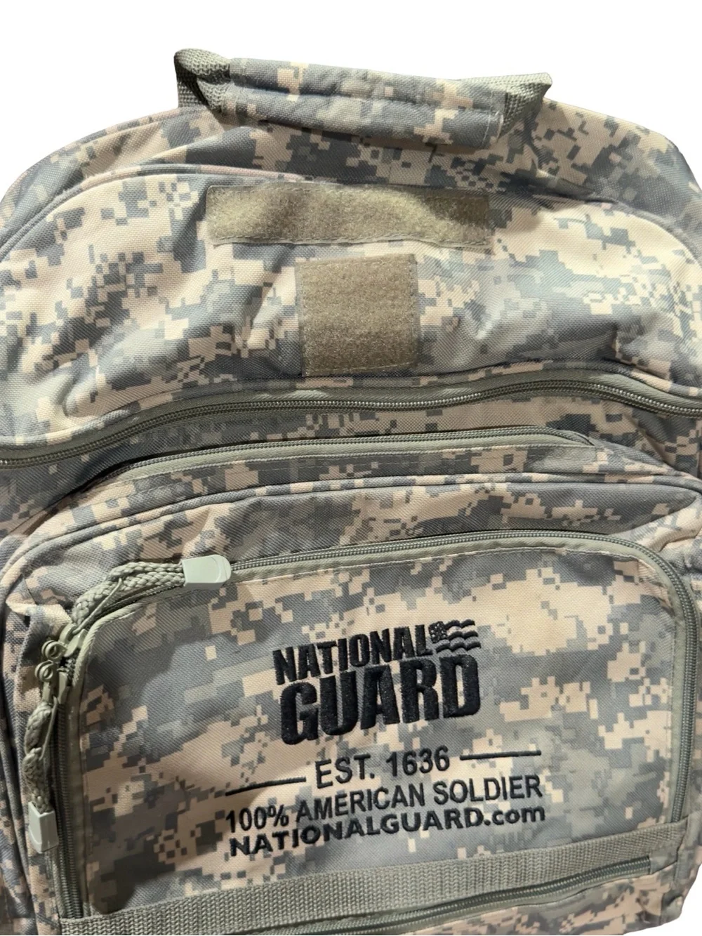 National Guard Digital Camo Tactical Backpack - Gray Camo